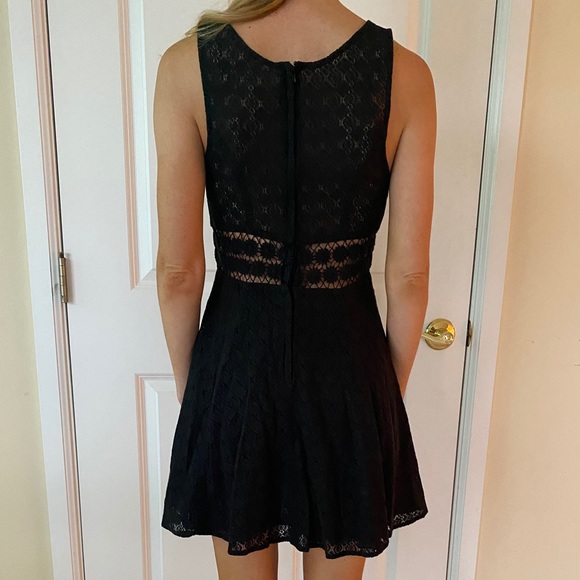 Black Free People Dress Sz 0 - Picture 2 of 6
